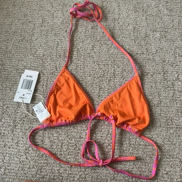 NWT l*space Aspen String Bikini Top